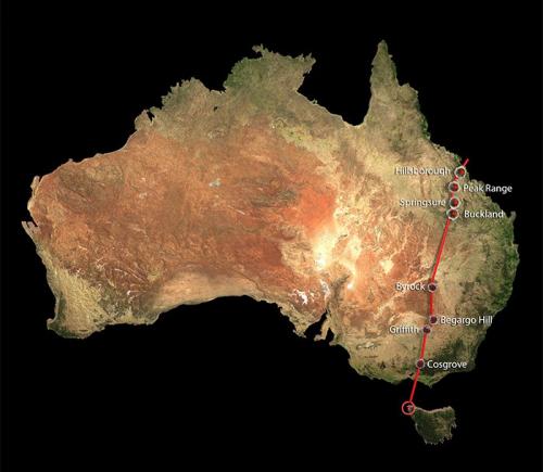 Cel mai lung lanţ vulcanic continental din lume a fost descoperit în Australia