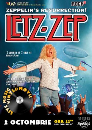 Letz Zep, grupul tribut Led Zeppelin numărul 1 in lume, vine la Bucureşti