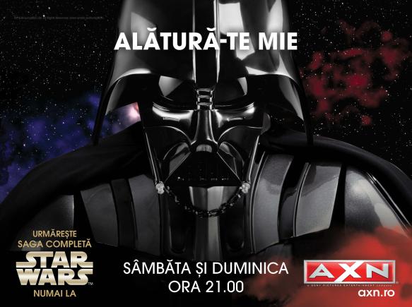 Războiul stelelor, în campania de toamnă 2015 a AXN