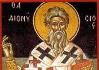 Calendar ortodox 3 octombrie: Sfântul Sfinţit Mucenic Dionisie Areopagitul 