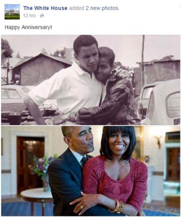 VIRAL. O fotografie cu Obama a luat în zece ore 1,5 milioane de like-uri pe Facebook 