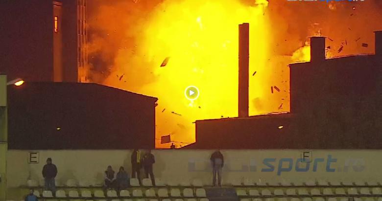 Explozie uriașă la o fabrică de pâine din Brașov. O persoană a murit în urma deflagrației (VIDEO)