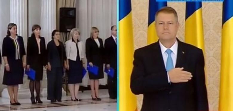 Habemus Guvernus! Echipa Cioloş a depus jurământul. Iohannis: Domnilor miniștri, folosiţi acest an din plin