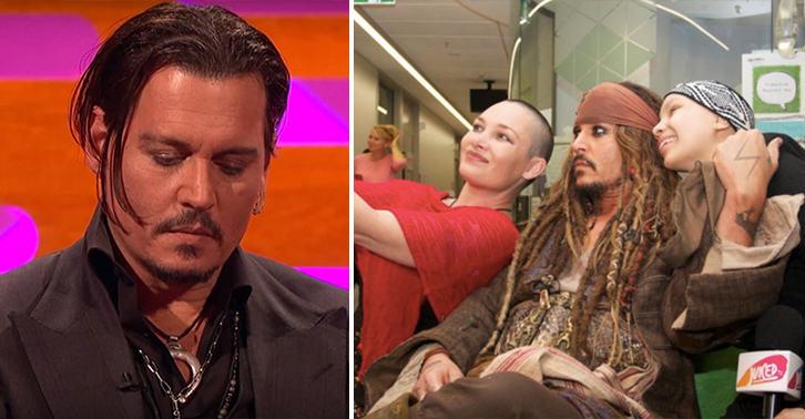 Motivul pentru care Johnny Depp face vizite copiilor bolnavi internați în spital (VIDEO)