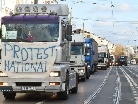 Protestul transportatorilor va avea totuşi loc. Joi, restricţii de circulaţie în Capitală 
