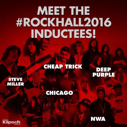 Pe 8 aprilie, Rock and Roll Hall of Fame 2016