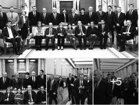 Dacian Cioloș ne urează un an bun și frumos și ne oferă fotografii alb-negru cu membrii Guvernului