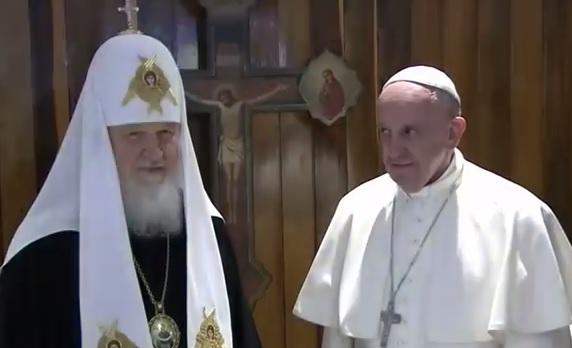 (VIDEO) Toată planeta cu ochii pe Cuba. Papa Francisc s-a întâlnit cu Patriarhul Bisericii Ortodoxe Ruse, Kirill
