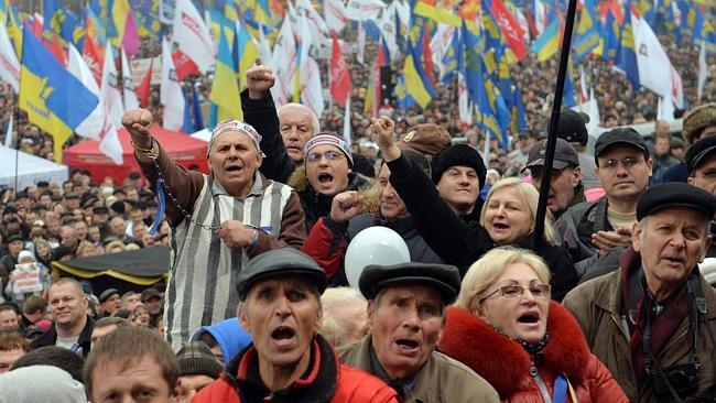 Proteste la Kiev. Se cer demisiile președintelui Petro Poroșenko și a guvernului
