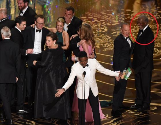 Morgan Freeman, de neoprit! Urmărește cel mai viralizat moment de la Oscaruri (VIDEO)