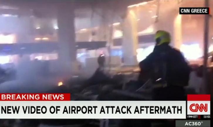 Noi imagini șocante surprinse pe aeroportul din Bruxelles, imediat după atentat (VIDEO)