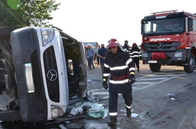 ACCIDENT cu 13 victime în Sălaj. A fost activat PLANUL ROȘU de intervenție