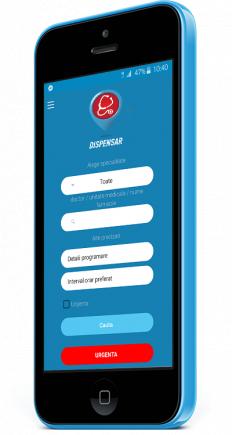 Dispensar - aplicaţie gratuită pe mobil, pentru programări la clinici medicale