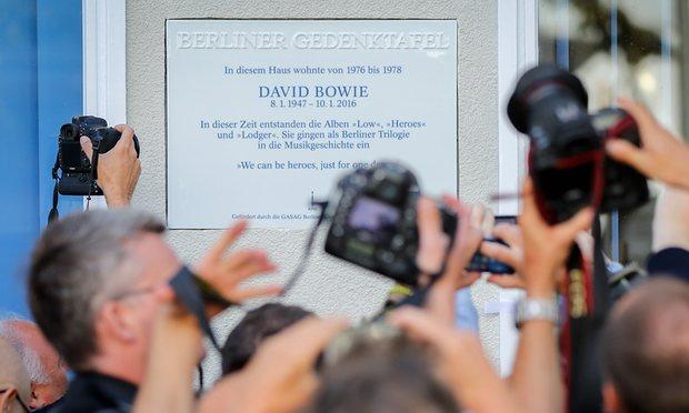 David Bowie, placă comemorativă la Berlin
