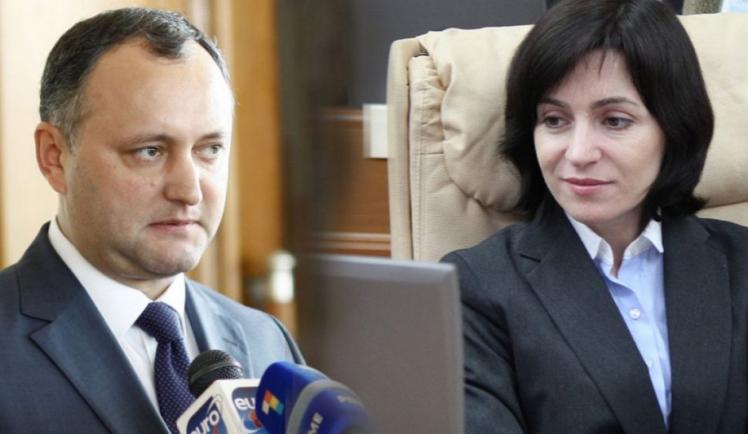 Alegeri prezidențiale în Republica Moldova. Dodon şi Sandu intră în al doilea tur de scrutin