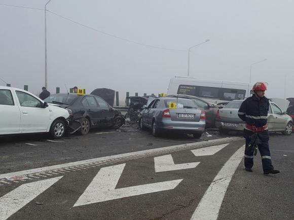 Cel mai mare accident în lanţ din România, PRIMELE SANCŢIUNI ŞI AUDIERI. Ce au decis POLIŢIŞTII 