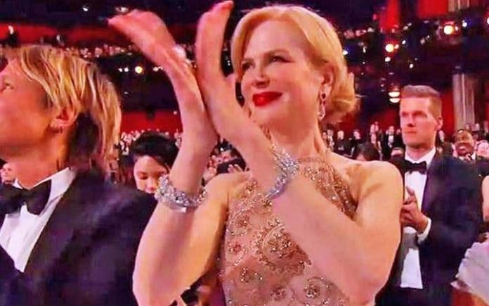 Nicole Kidman explică de ce bătea din palme ca o focă la Gala Oscar (VIDEO)
