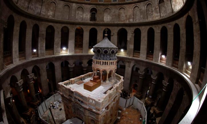 Mormântul lui Iisus, redeschis după o restaurare de 4 milioane de dolari