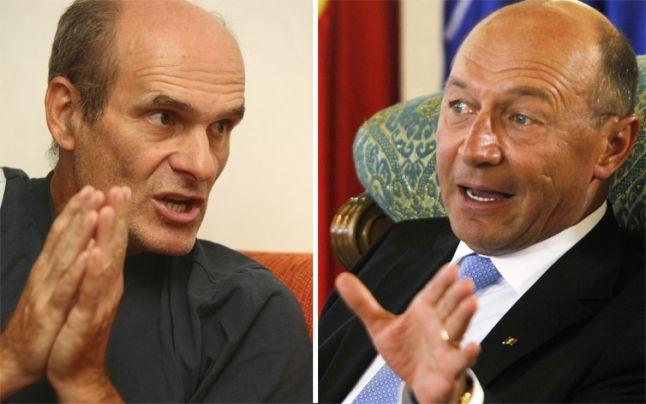 Băsescu și CTP, cocoși pe Facebook: țârcovnic pițigăiat, plin de rahat vs dihor securisto-comunist, protector al hoațelor