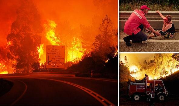 UPDATE. Incendii devastatoare în Portugalia, 58 de morţi. Majoritatea victimelor au ars în maşini. Avertismentul MAE