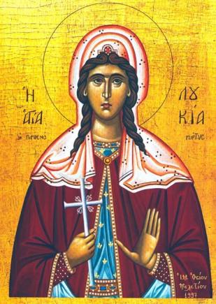 Calendar ortodox 13 decembrie: Sfânta Muceniţă Lucia fecioara