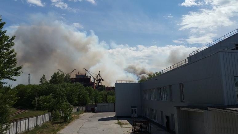 Incendiu la Cernobîl