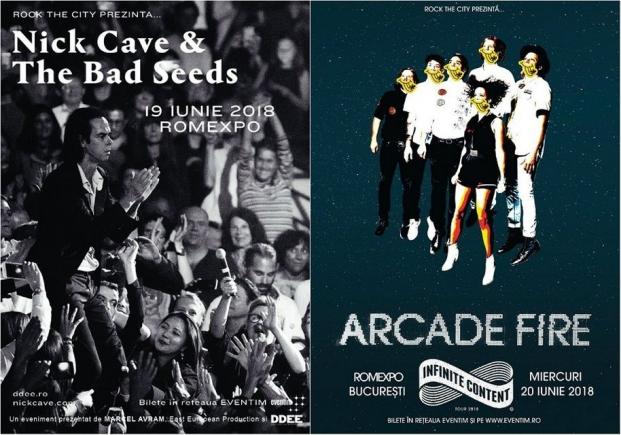 Nick Cave şi Arcade Fire- Program şi reguli de acces