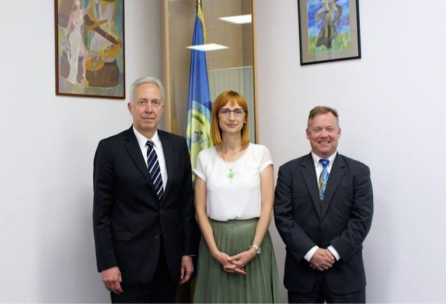 Ambasadorul SUA s-a întâlnit cu procurorul şef interimar al DNA, Anca Jurma, asigurând-o de sprijinul ambasadei