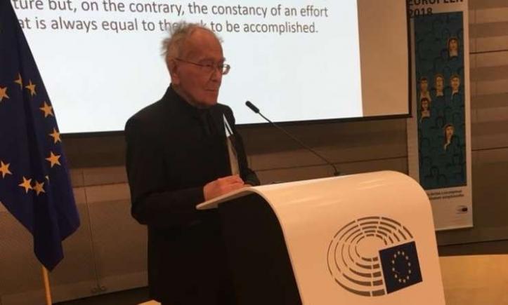 Filosoful Mihai Șora a primit la Bruxelles premiul Cetățeanul European al anului 2018