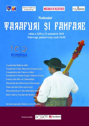 Festivalul Tarafuri şi Fanfare, ediţia a XIII-a, popas pe plaiurile Gorjului, la Polovragi