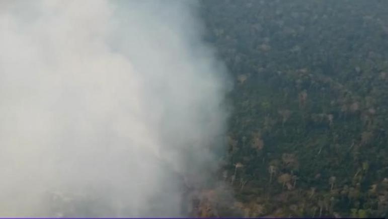 Incendiile catastrofale din Brazilia sunt vizibile din spațiu