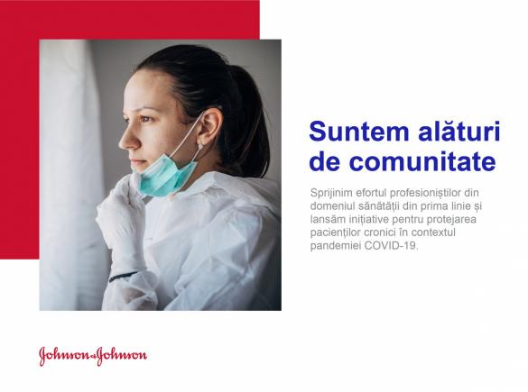 Johnson & Johnson România donează 135.000 euro spitalelor pentru achiziția echipamentelor de protecție