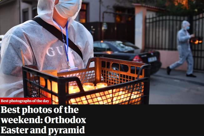 O biserică din România a oferit imaginea săptămânii în cotidianul The Guardian. Povestea fotografiei