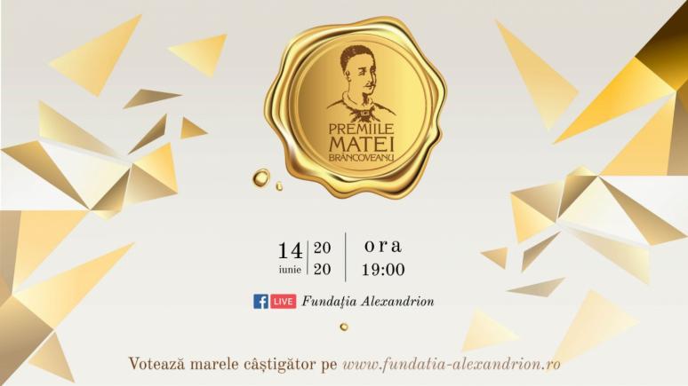 Gala Premiilor Matei Brâcoveanu 2020: un format inedit, 5 premii pentru tineri remarcabili 