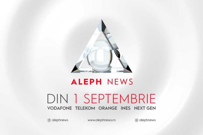 Canalul de ştiri ALEPH NEWS va emite de azi, 1 septembrie