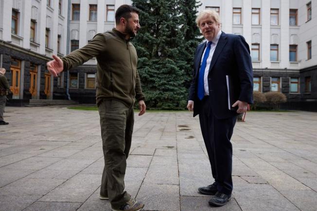 Boris Johnson în vizita la Kiev din „solidaritate” cu poporul ucrainean