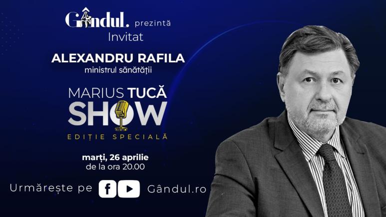 Marius Tucă Show – ediție specială. Invitat:  Alexandru Rafila - video