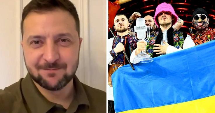 Eurovision: Zelensky speră ca ediția din 2023 se va organiza la Mariupol, Marea Britanie îi promite sprijin