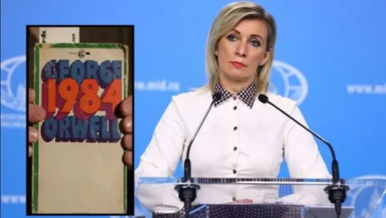 Maria Zakharova: "Orwell nu a scris despre noi, voi în vest trăiți într-o lume în care o persoană poate fi anulată, "