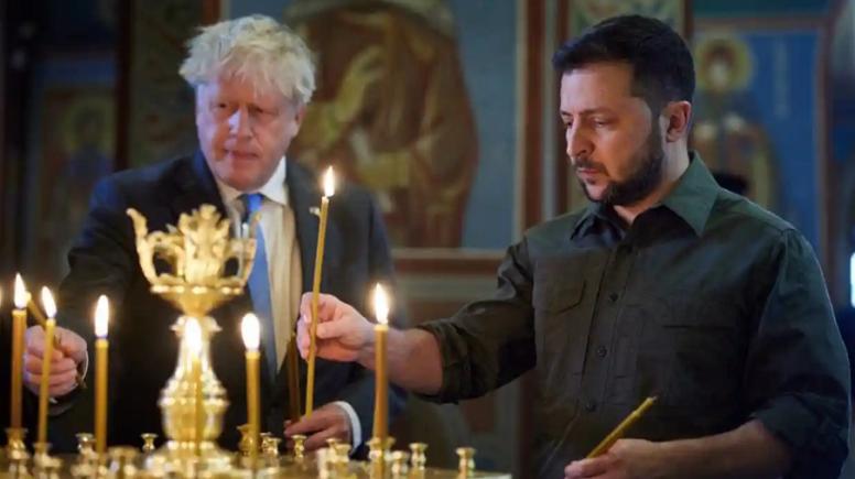 Boris Johnson a mers iarăși în Ucraina: "Este bine să fiu din nou la Kiev"