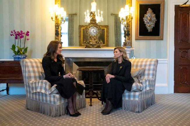 Prințesa de Wales a Marii Britanii s-a întâlnit cu Olena Zelensky, prima doamnă a Ucrainei 