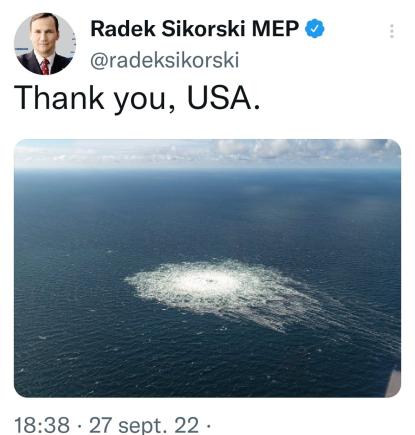 Fostul ministru polonez al apărării acuză SUA și Rusia pentru atacurile gazoductelor Nordstream