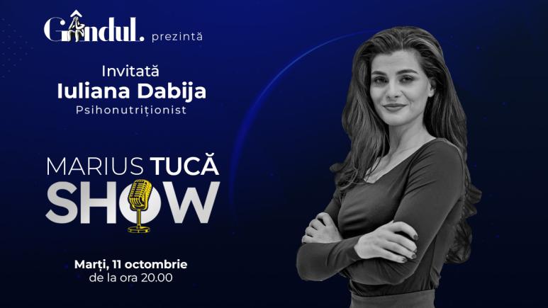 Marius Tucă Show – ediție specială. Invitați: Iuliana Dabija – psihonutriționist și Gen. (R) Ștefan Dănilă - video Marius Tucă Show – ediție specială. Invitați: Iuliana Dabija – psihonutriționist și Gen. (R) Ștefan Dănilă - video
