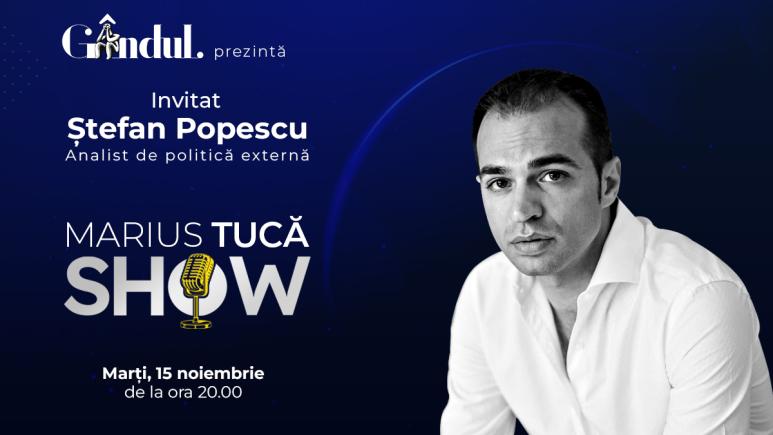 Marius Tucă Show – ediție specială. Invitați: Ștefan Popescu, analist de politică externă și Dan Tomozei, jurnalist - video Marius Tucă Show – ediție specială. Invitați: Ștefan Popescu, analist de politică externă și Dan Tomozei, jurnalist - video