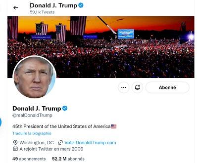 Contul de Twitter al lui Donald Trump a fost reactivat de Elon Musk după rezultatele unui sondaj: "Vox populi, vox dei"