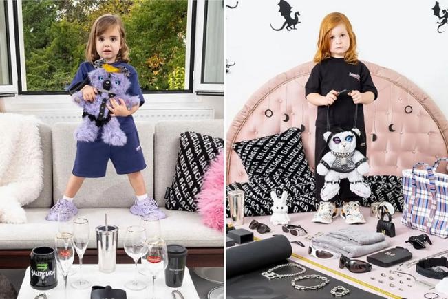 Colecția Balenciaga arată copii cu ursuleți de plus îmbrăcați în stil "sado-masochist" și dezlănțuie criticile 