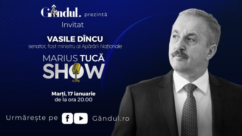 Marius Tucă Show – ediție specială. Invitat: Vasile Dîncu - video Marius Tucă Show – ediție specială. Invitat: Vasile Dîncu - video