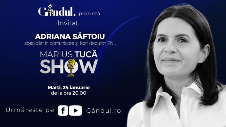 Marius Tucă Show – ediție specială. Invitată: Adriana Săftoiu - video Marius Tucă Show – ediție specială. Invitată: Adriana Săftoiu - video