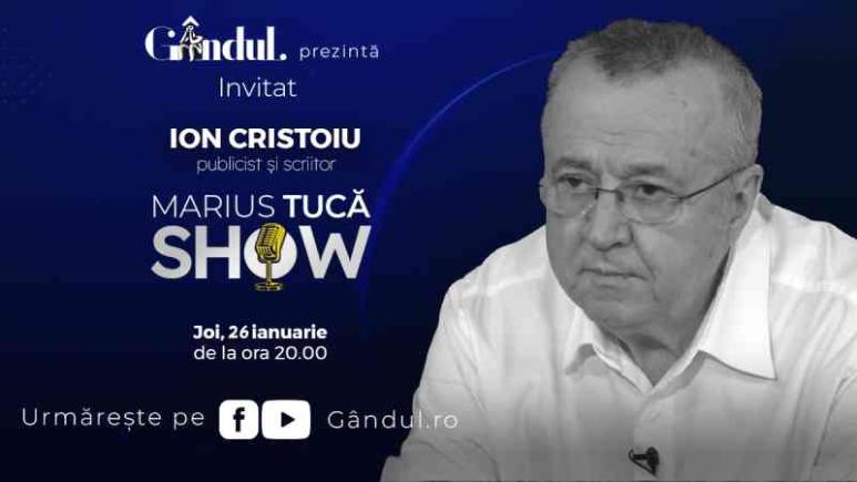 Marius Tucă Show – ediție specială. Invitat: Ion Cristoiu - video Marius Tucă Show – ediție specială. Invitat: Ion Cristoiu - video