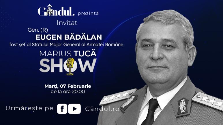 Marius Tucă Show – ediție specială. Invitat: Gen. (R) Eugen Bădălan - video Marius Tucă Show – ediție specială. Invitat: Gen. (R) Eugen Bădălan - video